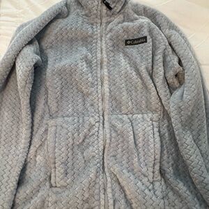 Columbia Gray Fleece Jacket